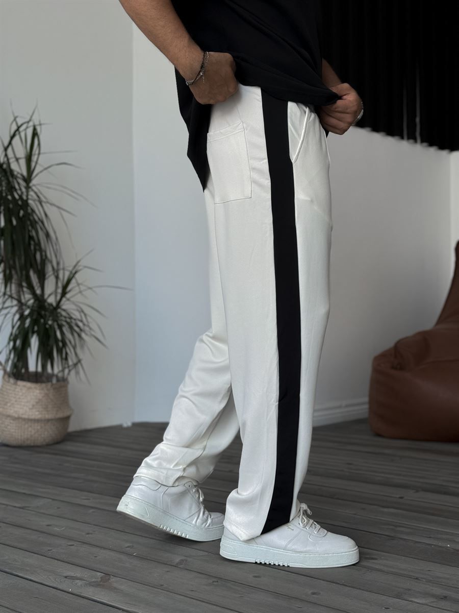 Pantalon Jogger rayé