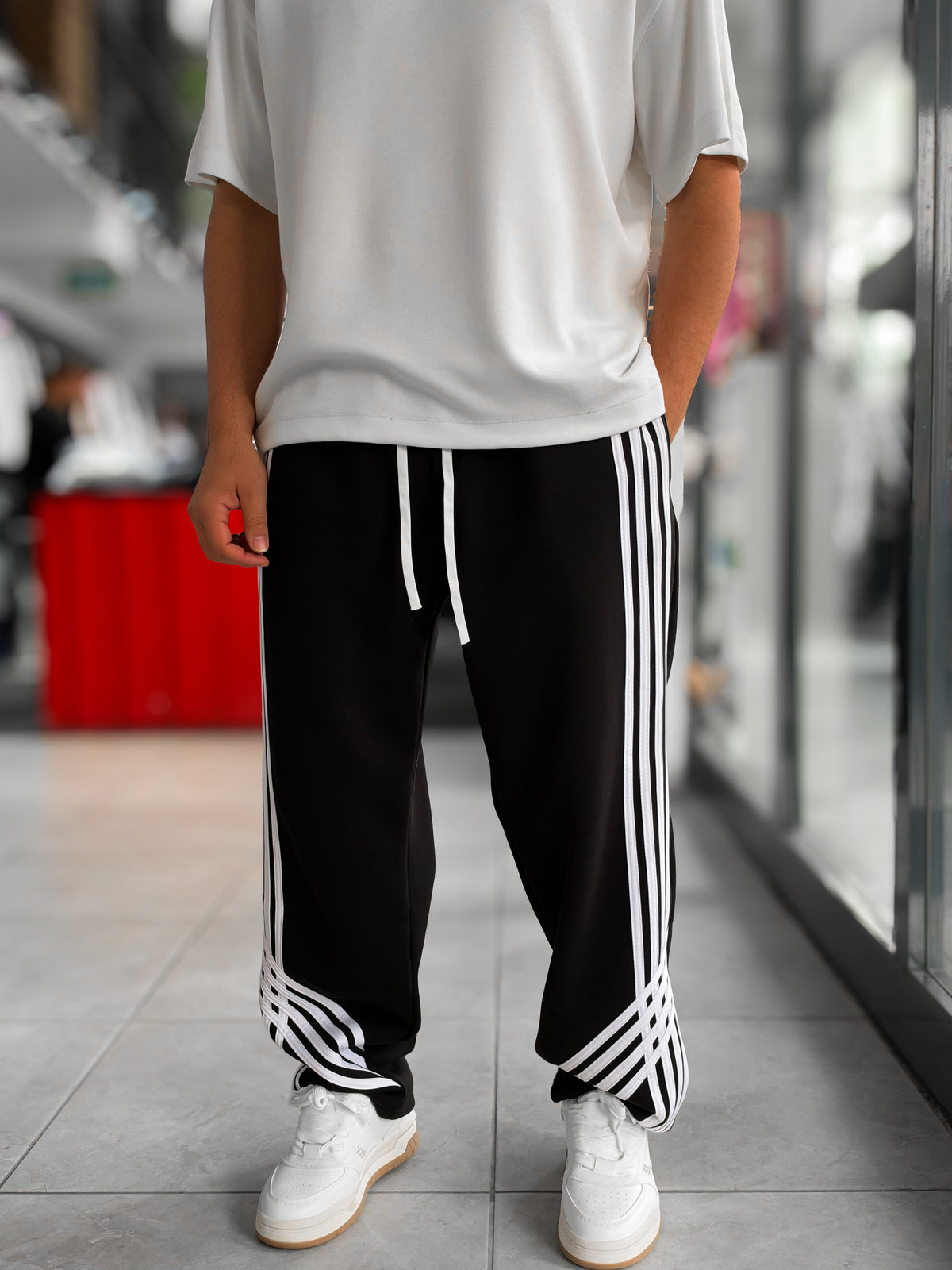 PANTALON STRIPE BAGGY