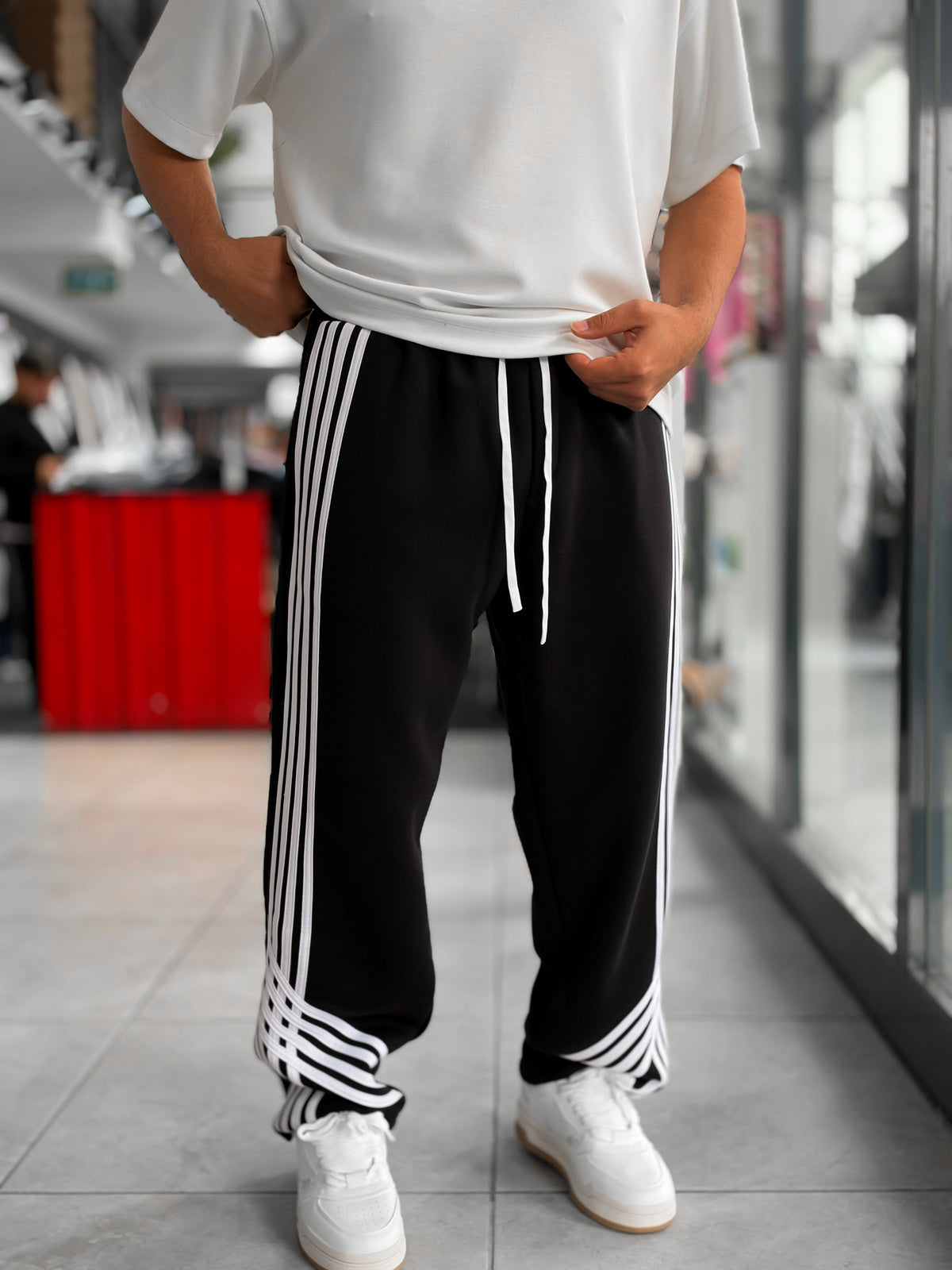 PANTALON STRIPE BAGGY
