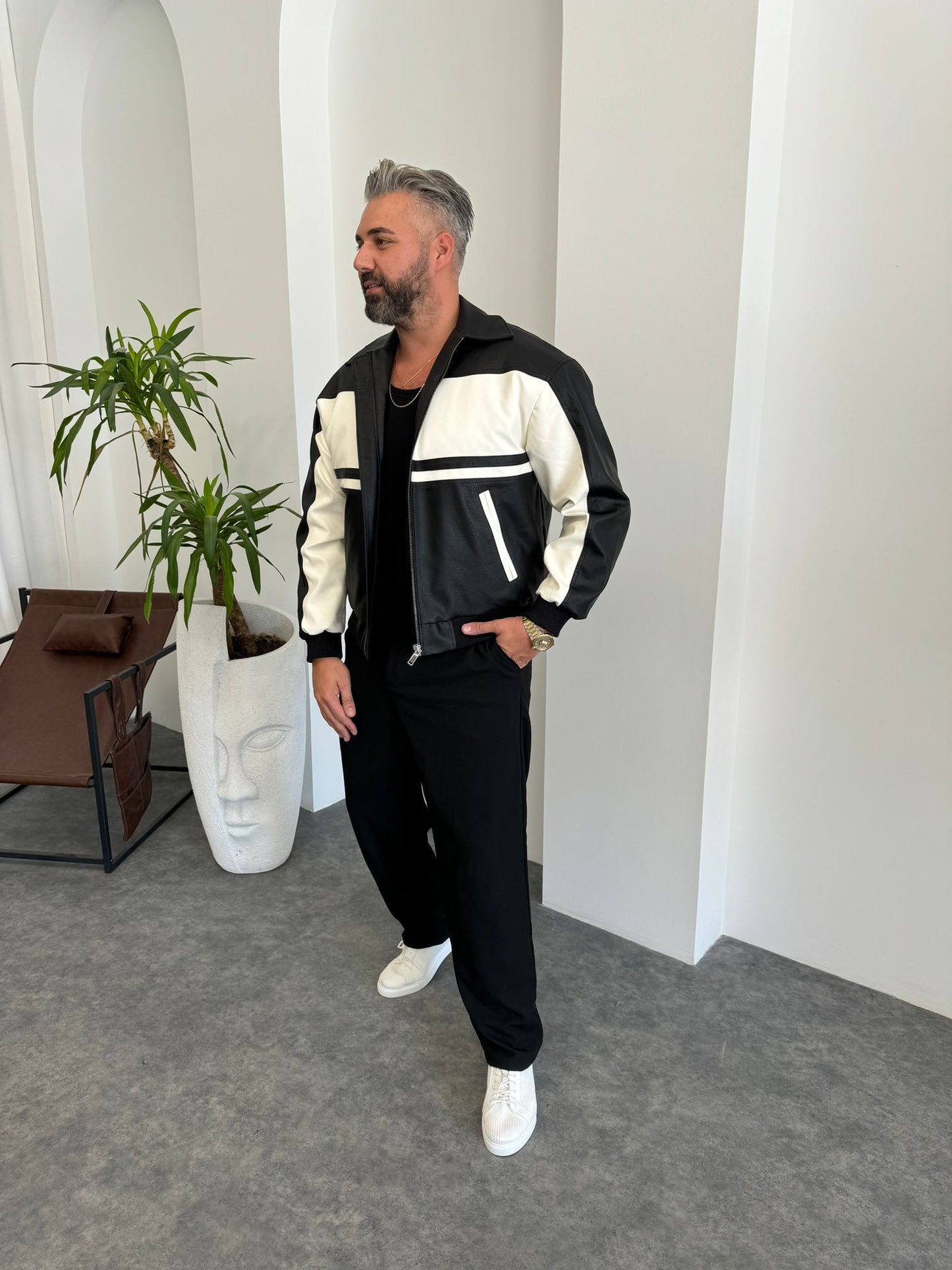 VESTE JACKET ZIPPÉ SKY