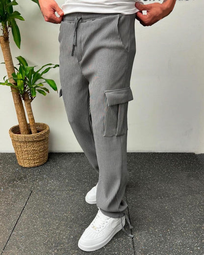 Pantalon Cargo plissé