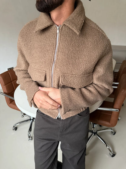 BOMBER BOUCLE