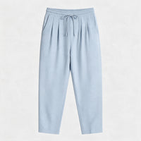 JOGGER BLEU EN LIN