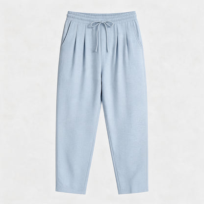JOGGER BLEU EN LIN