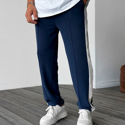 JOGGER RAYURE BLEU