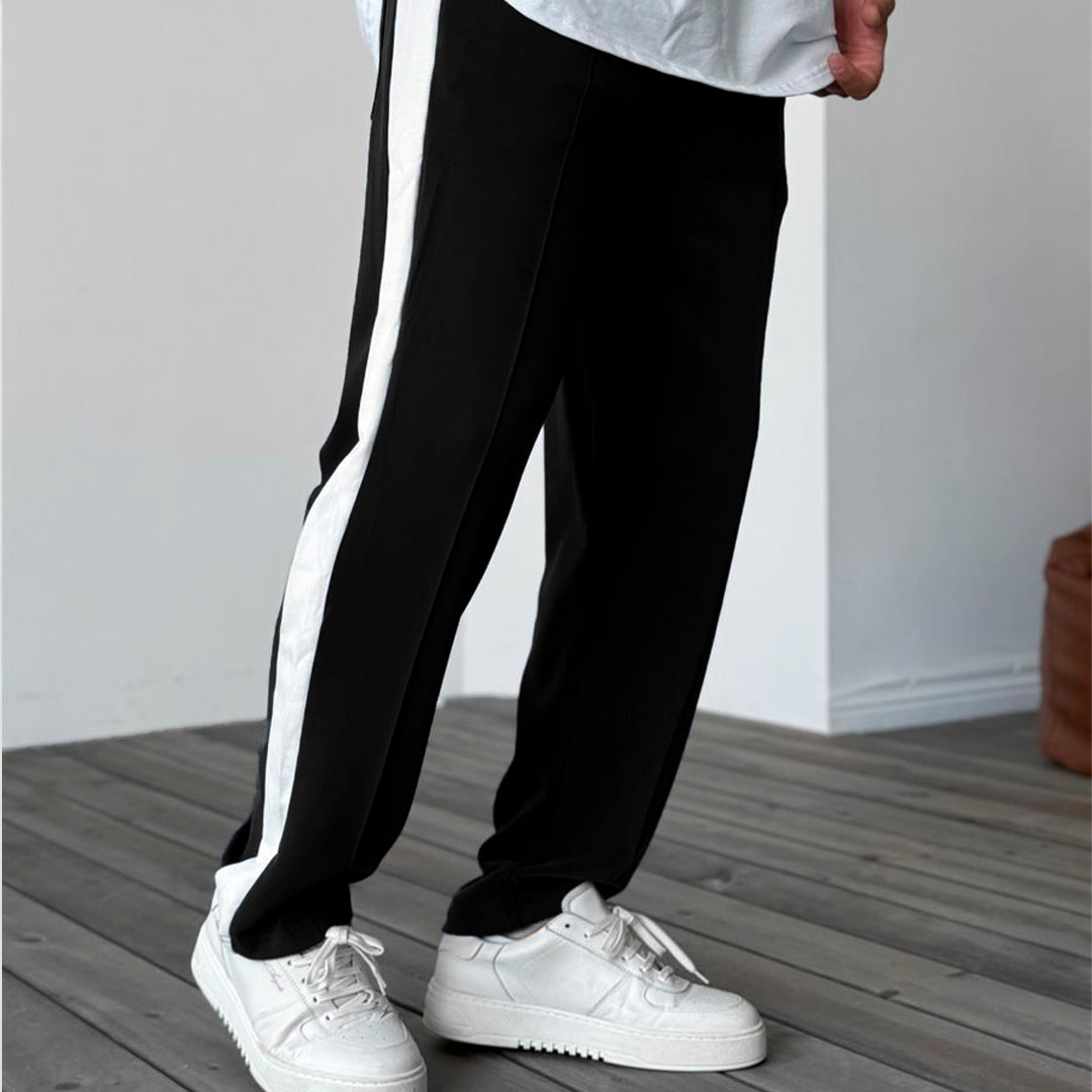 JOGGER RAYURE NOIR