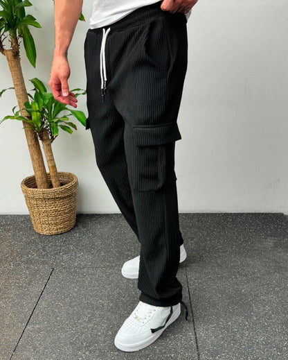 Pantalon Cargo plissé