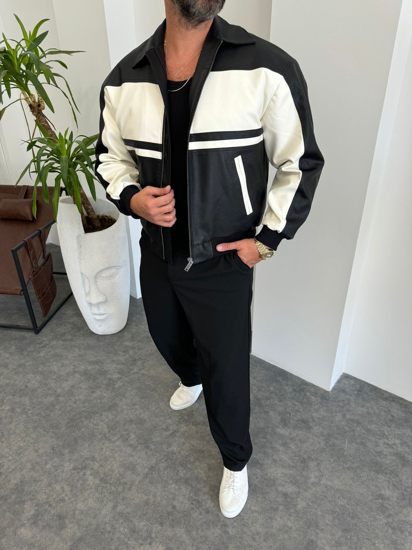 VESTE JACKET ZIPPÉ SKY
