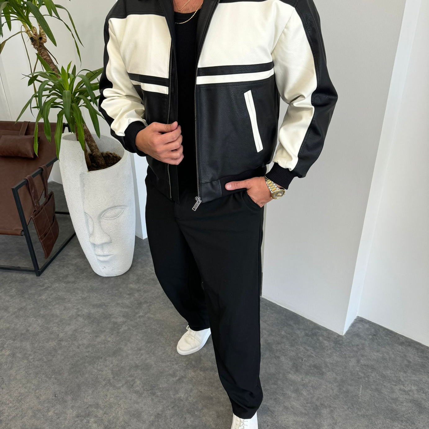 VESTE JACKET ZIPPÉ SKY